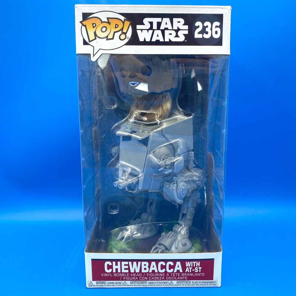 Funko Pop Star Wars Chewbacca With AT-ST #236 Vinyl Bobble Head Figure New
